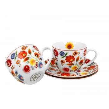 Pl 2 Filiżanki 280 Ml Ze Spodkami Łowicz