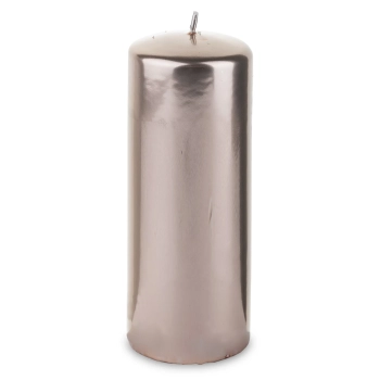 Pl Świeca Lustro Walec Duży Rose Gold Fi7
