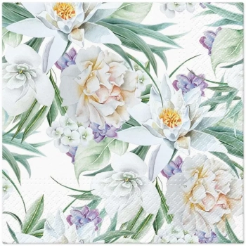 Pl Serwetki Orient Flowers