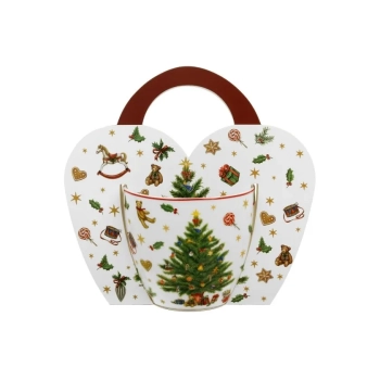 Pl Kubek 460 Ml W Koszyczku Christmas Tree