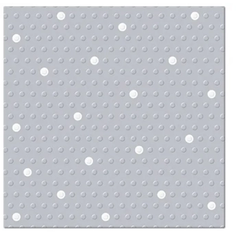 Pl Serwetki Inspiration Dots Spots Silver White