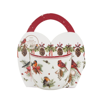Pl Kubek W Koszyczku 460 Ml Birds Of Winter