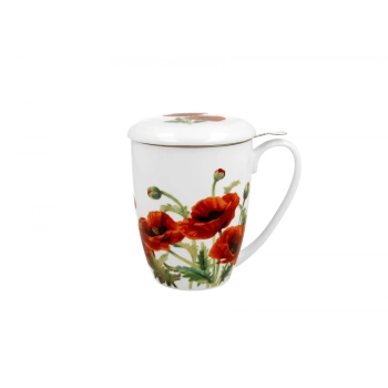 Pl Kubek Z Zaparzaczem 380Ml Classic Poppies