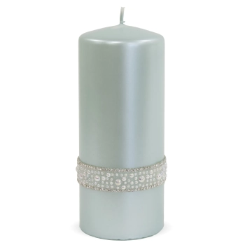 Pl Miętowy Świeca Crystal Opal Walec Dużyfi7-Prom.