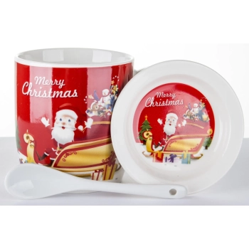 Pl Kubek Z Lyżeczka I Podstawka 330 Ml