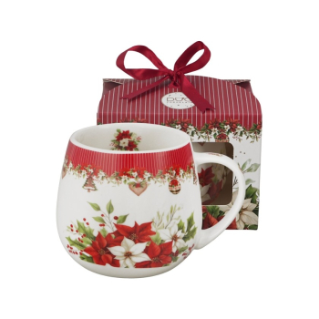 Pl Kubek Baryłka Christmas Flower