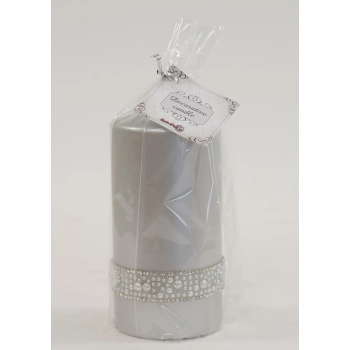 Pl Srebrny Swieca Crystal Opal Walec Śr. Fi7-Prom.