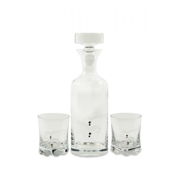 Pl Kpl Karafka + 2 X Szklanka Whisky-Prom.
