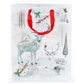 Pl Torebka Watercolor Christmas Large