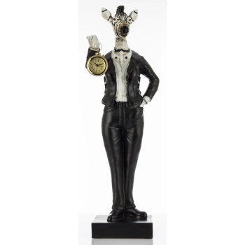 Figurka Zebra Z Zegarkiem