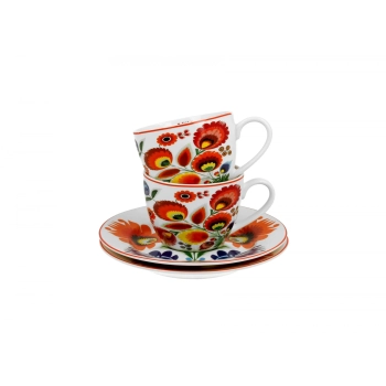Pl 2 Filiżanki 90 Ml Espresso Ze Spodkami Łowicz