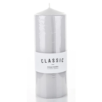 Pl Szary Świeca K Classic Mat Walec Xl Fi8-Przec.
