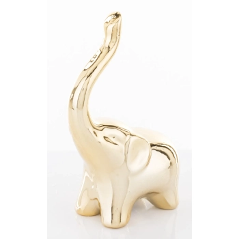Pl Słoń Ceramiczny Złoty
