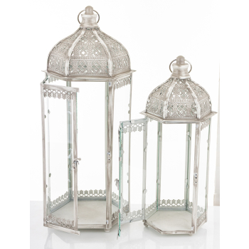 Lampion Metalowy Kpl. 2 Szt.