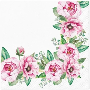 Pl Serwetki Floral Border