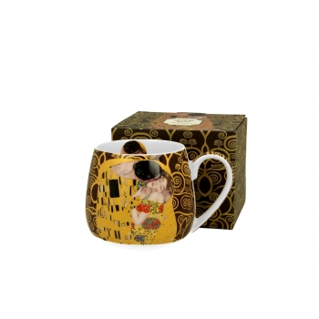 Pl Kubek Baryłka 430 Ml The Kiss Brown Klimt