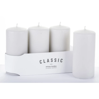 Pl Szary Świeca K Classic Mat 4-Pack Duży-Przec.