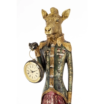 Figura Zebra Z Zegarkiem