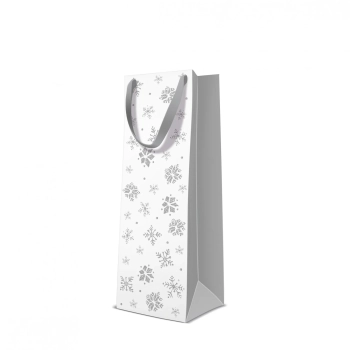 Pl Torebka Glitter Snowflakes Bottle