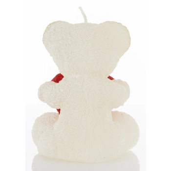 Pl Świeca Biała Figurka Teddy