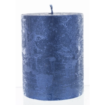 Pl Granat Świeca Rustic Metalic Walec Średni Fi9