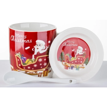 Pl Kubek Z Lyżeczka I Podstawka 330 Ml