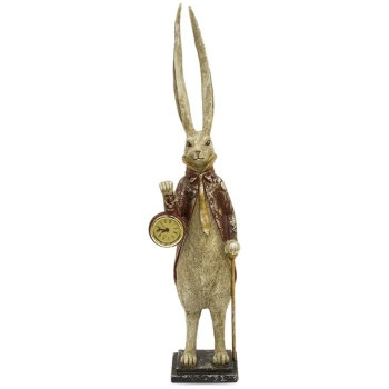 Figurka Królik Z Zegarkiem
