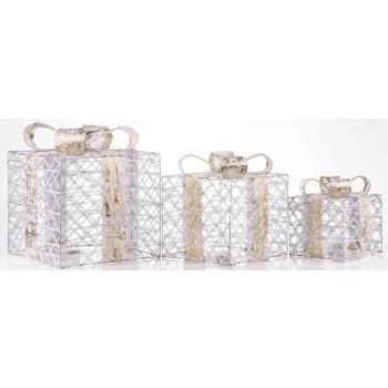 Ozdoba Prezent Led Kpl.3 Szt.