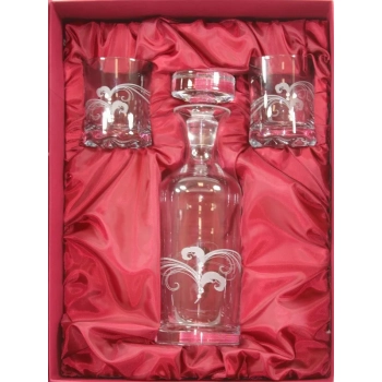 Pl Kpl Karafka + 2 X Szklanka Whisky-Prom.