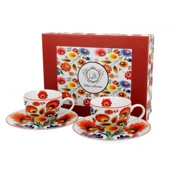 Pl 2 Filiżanki 90 Ml Espresso Ze Spodkami Łowicz