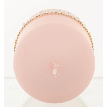 Pl Rose Gold Perła Świeca Crystal W Mały Fi7-Prom.
