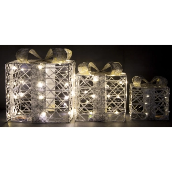 Ozdoba Prezent Led Kpl.3 Szt.
