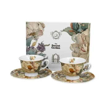 Pl Kpl.2 Filiżanek Espresso Royal Ze Spodkami Peon