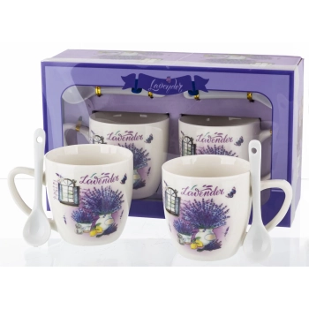 Pl 2 Kubki Z Łyżeczkami 200 Ml