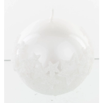 Pl Biały Świeca Ice Star Kula 8