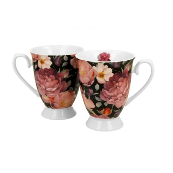 Pl Kubki Royal Spring Roses Black 2 Szt.