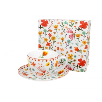 Pl Filiżanka 250Ml Ze Spodkiem Pastel