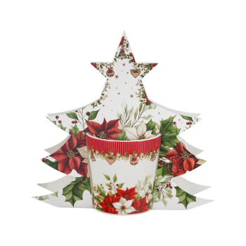 Pl Kubek W Koszyczku 400 Ml Christmas Flower