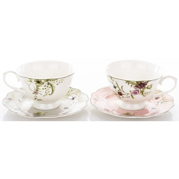 Pl Violet Kpl. 6 Filiżanek Ze Spodkiem 220Ml