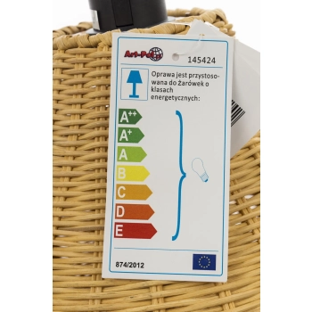 Lampa Rattanowa Wisząca-Prom.