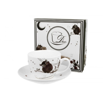 Pl Filiżanka Ze Spodkiem 280 Ml Charming Owls