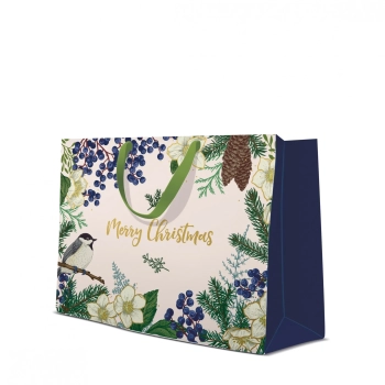 Pl Torebka Christmas Sparrow Horizontal
