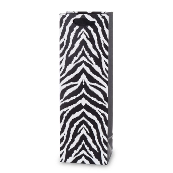 Pl Torebka Zebra Pattern Black Bottle