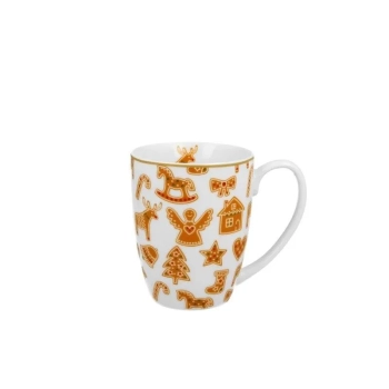 Pl Kubek Classic W Koszyczku Gingerbread