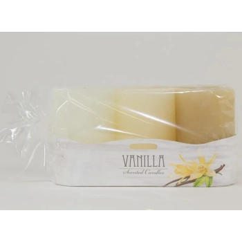 Pl Krem Wanilia Świeca 3 Pack Zapachowa-Przec.