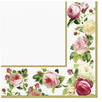 Pl Serwetki Tat Ed Rosy Frame Gold