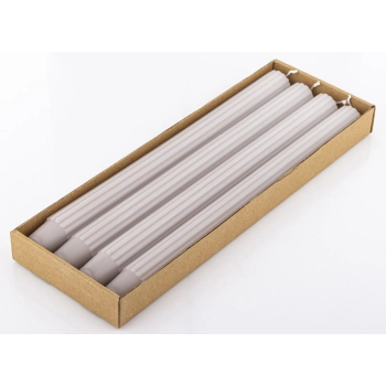 Pl Świeca Luna Ołówek 25/300 Popielaty Kpl. 4 Szt.