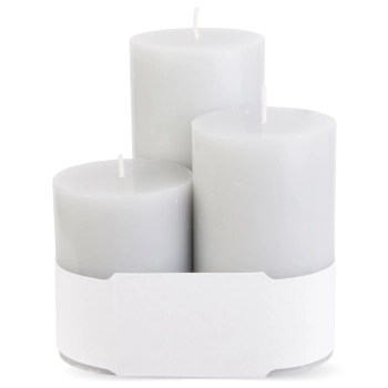 Pl Black Tulip Świeca Glass Classic 3-Pack Walec