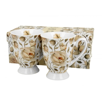 Pl Kubki Royal English Roses White  2Szt.