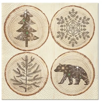Pl Serwetki Wood Slice